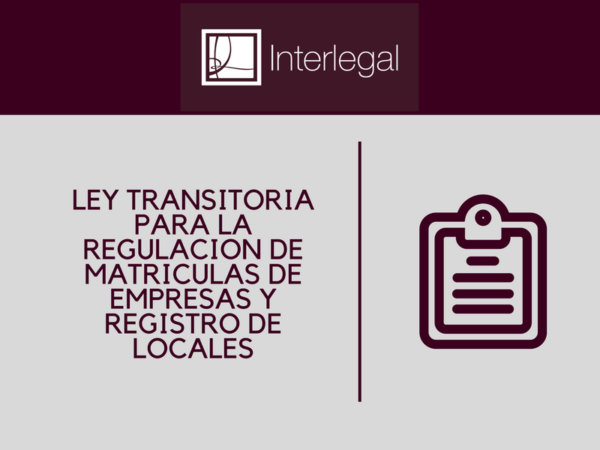 Beneficio temporal para obtener  o renovar la matricula de empresas no vigentes